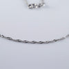 14K White Gold 18” Singapore Chain Necklace