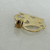 10K Yellow Gold #1 Wife Pendant Heart Pendant