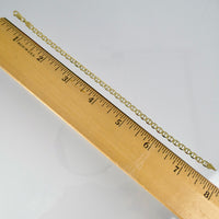 14K Yellow Gold 7.5” 4mm Mariner Link Bracelet