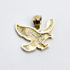 10K Yellow Gold 5/8" Eagle Pendant