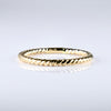 14K Yellow Gold 1.8mm Twisted Cable Stackable Band Ring