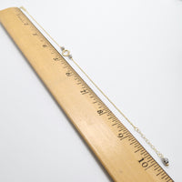 14K Yellow Gold 9"-10" Adjustable Circle Bead Ankle Bracelet