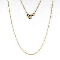 14K Yellow Gold 18” Light Rope Chain Necklace
