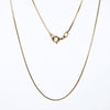 10K Yellow Gold 18" Box Link Chain Necklace