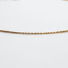 14K Yellow Gold 17" Braided Cable Chain Necklace