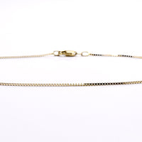 10K Yellow Gold Box Chain Bracelet with Lobster Clasp