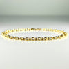 10K Yellow Gold Charm 5.0mm 8” Bracelet