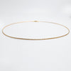 14K Yellow Gold 17" Braided Cable Chain Necklace