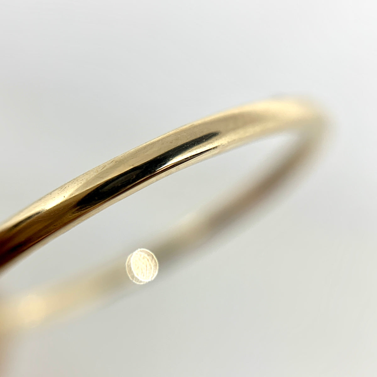 14K Yellow Gold 1.5mm Plain Stackable Wedding Band