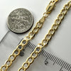 10K Yellow Gold 4.3mm Curb Link 7” Bracelet