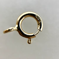 14K Yellow Gold Replacement Spring Clasp