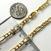10K Yellow Gold 8" 4.75mm Figaro Bracelet