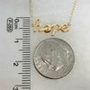 10K Yellow Gold 17” Hope Necklace