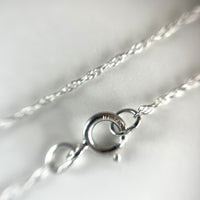 14K White Gold 20” Light Rope Chain Necklace