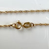 10K Yellow Gold 7” Singapore Chain Bracelet