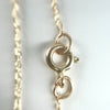 10K Yellow Gold 16” Light Rope Chain Necklace