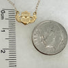 10K Yellow Gold 17” Claddagh Chain Necklace