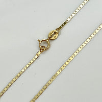 10K Yellow Gold 10" 1.20mm Mariner Link Ankle Bracelet