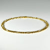 10K Yellow Gold 8" 4.75mm Figaro Bracelet