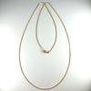 10K Yellow Gold 24" Box Link Chain Necklace